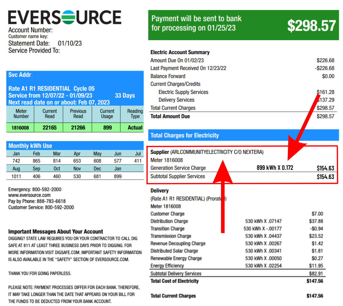 GMA Tax Calulator Eversource, Default